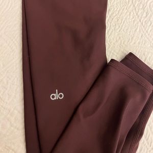 Alo Cherry Cola high-waist, full length Airlift leggings